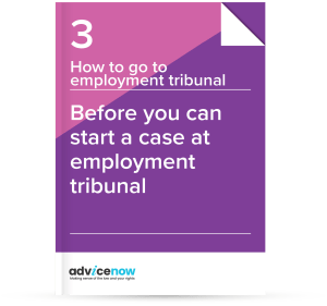 Cover of Before you can start a case at employment tribunal