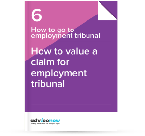 Cover of guide explaining valuation and how to create a schedule of loss for employment tribunal