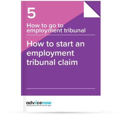 Cover of guide explaining how to start an employment tribunal claim